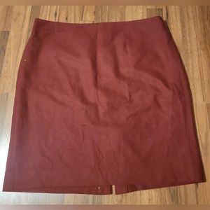 J. Crew "The Pencil Skirt" Red Skirt - Size 18